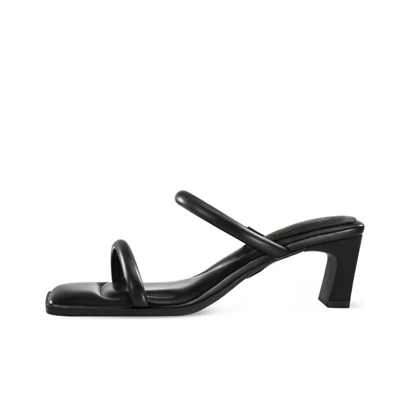 7or9 Slide Slippers Women's Black Alocasia-0