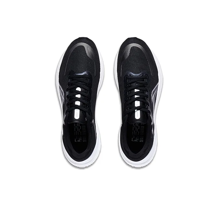 LiNing YueYing 2.0 Durable Breathable Running Shoes Men's Black White-2