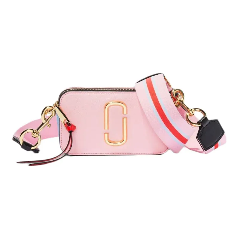 MARC JACOBS Snapshot Cow Leather Camera Bag Shoulder Bag Crossbody Bag Women's Pink-0