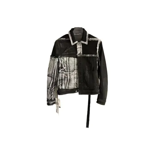 Rick Owens DRKSHDW Denim Jackets Unisex Black