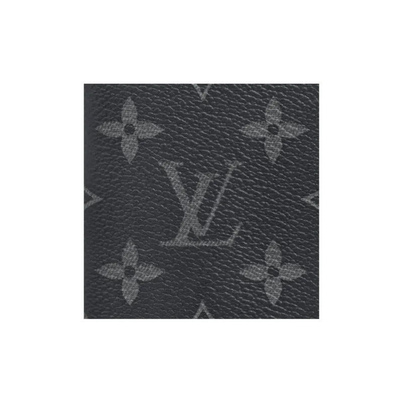 LOUIS VUITTON Zippy Canvas Coin Purse Men's Black/Gray-5