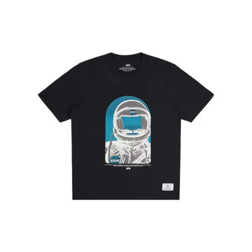 Alpha Industries T-Shirts Men Black/Blue