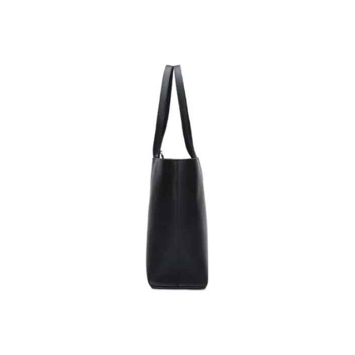 VERSACE JEANS COUTURE Pu Synthetic Leather Tote Bag, Shopping Bag, Handbag, Shoulder Bag Women's Black-2