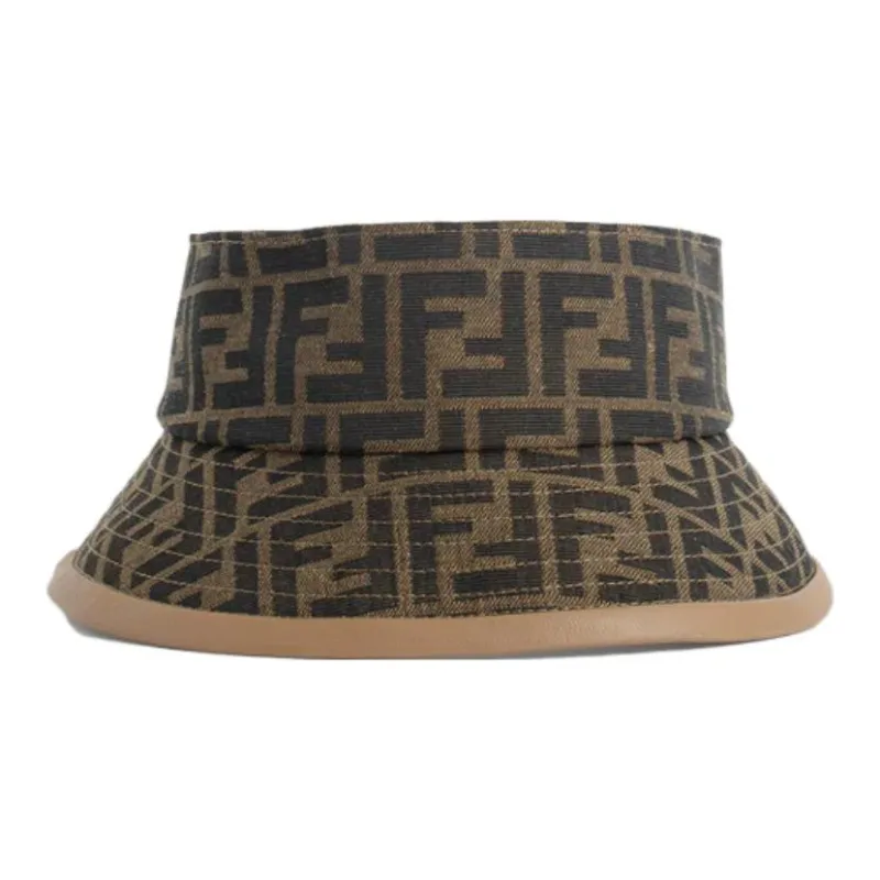 FENDI Sun Protection Hats Men Brown-2