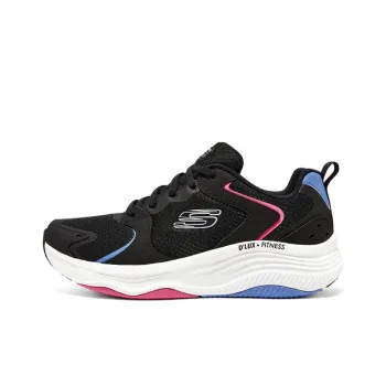 Skechers D'lux Fitness 'Black Pink' Women's