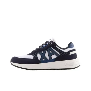 ARMANI EXCHANGEAE Slip Resistant And Breathable Low Top Sports Casual Shoes Men's Black Blue
