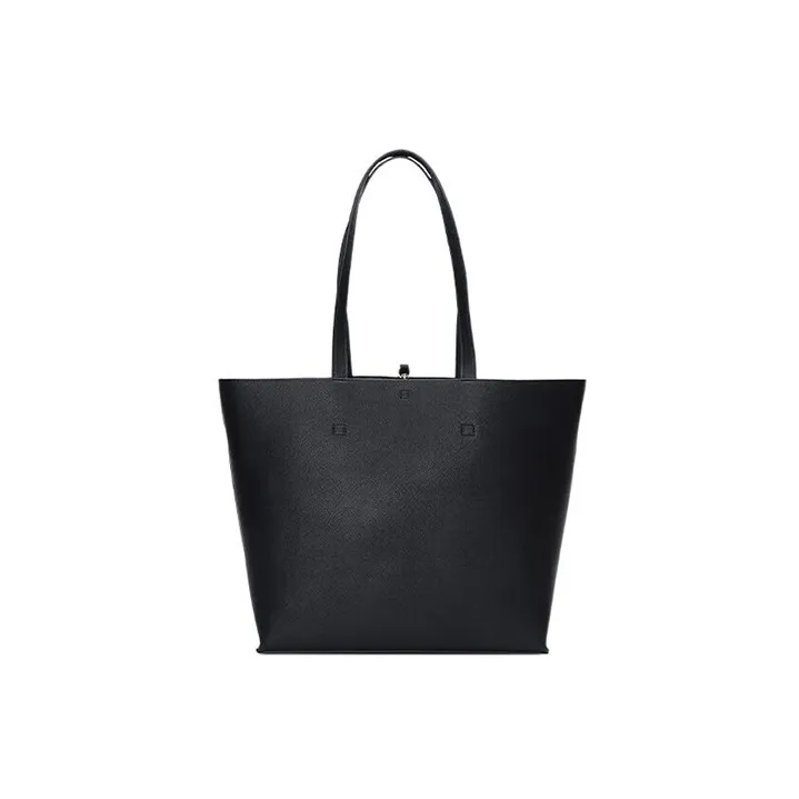 VERSACE JEANS COUTURE Pu Synthetic Leather Tote Bag, Shopping Bag, Handbag, Shoulder Bag Women's Black-3