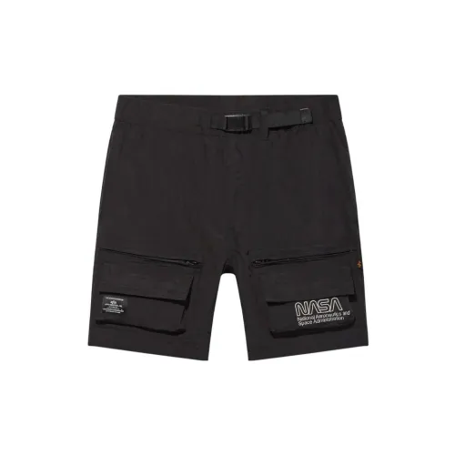 Alpha Industries Cargo Shorts Men Black