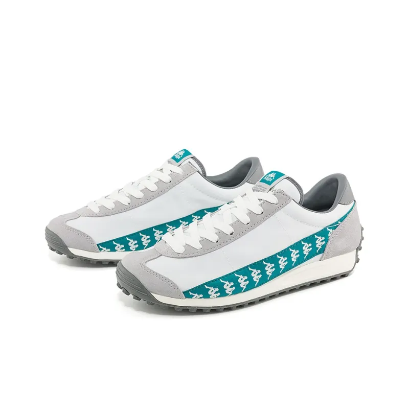 Kappa Anti Slip Wear Resistant Low Top Casual Running Shoes Unisex Cool Gray Tranquil Gray-3