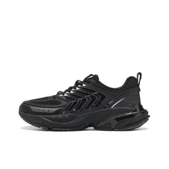 XTEP Absolute Dust 4.0 Non slip Wear resistant Shock Absorption Low Top Running Shoes Men's Black