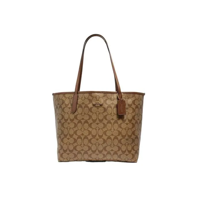 COACH Tote shoulder hand Bag 5696 IME74 canvas-0