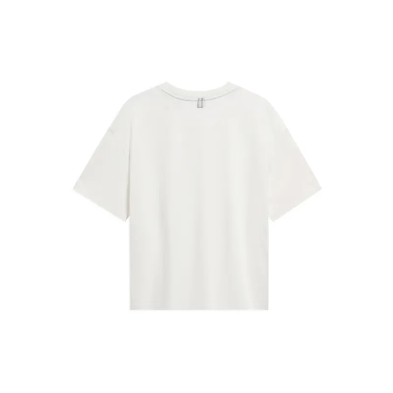 LiNing Short Sleeved T Shirts Women's Ivory-1