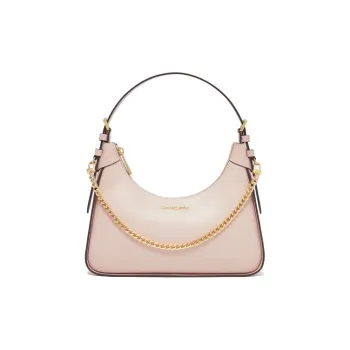 MICHAEL KORS Wilma Artificial Leather Shoulder Bag, Handbag, Shoulder Bag Medium Size Women's Nude Pink