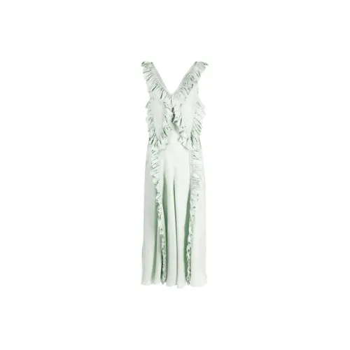 JIL SANDER Ruffle Detailing Maxi Dress