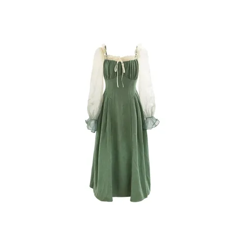 UNCLE PETERPAN Long-Sleeved Dresses Women's Willow Green