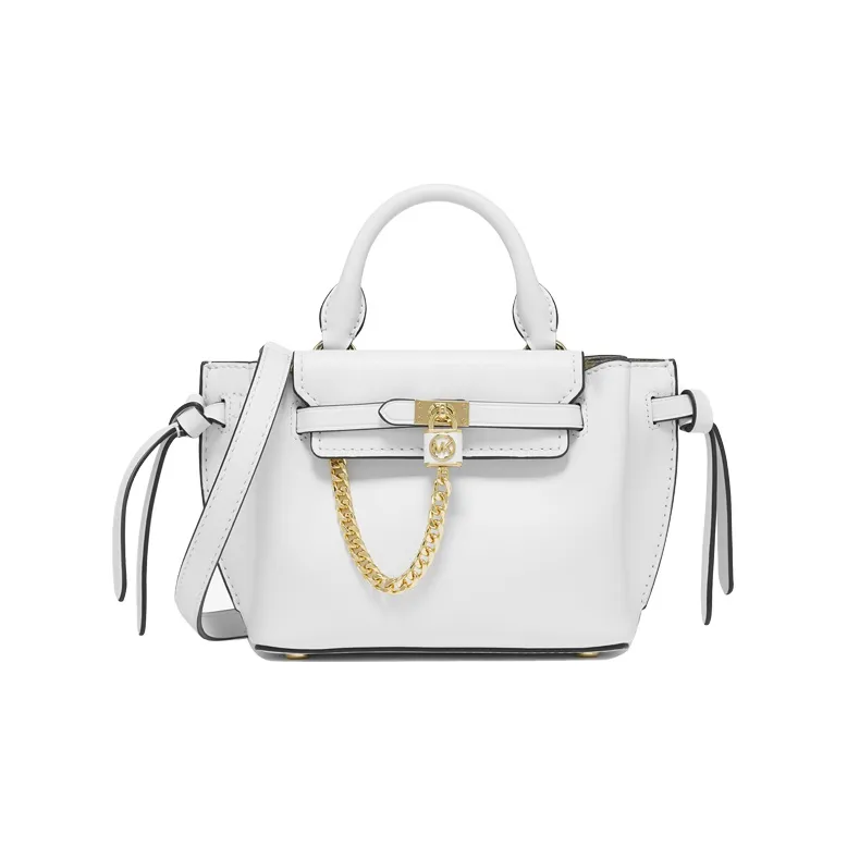 MICHAEL KORS Cow Leather Patchwork With Artificial Leather Tote Bag Shopping Bag Shoulder Bag Handbag Women's White-0