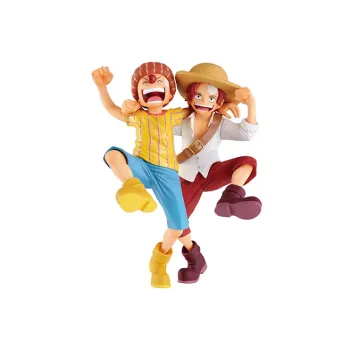 BANPRESTO Ichiban Kuji The Legend E Reward Of Time Passing Shanks & Buggy The Pirate Apprentice Bonus Gifts 10cm