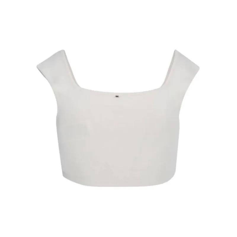 SportMax Square Neck Sleeveless Top-1