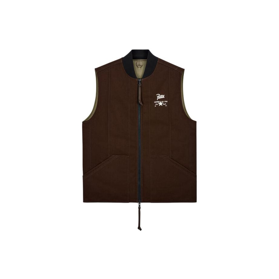Patta X Converse X Patta Vests Men Olive S POIZON