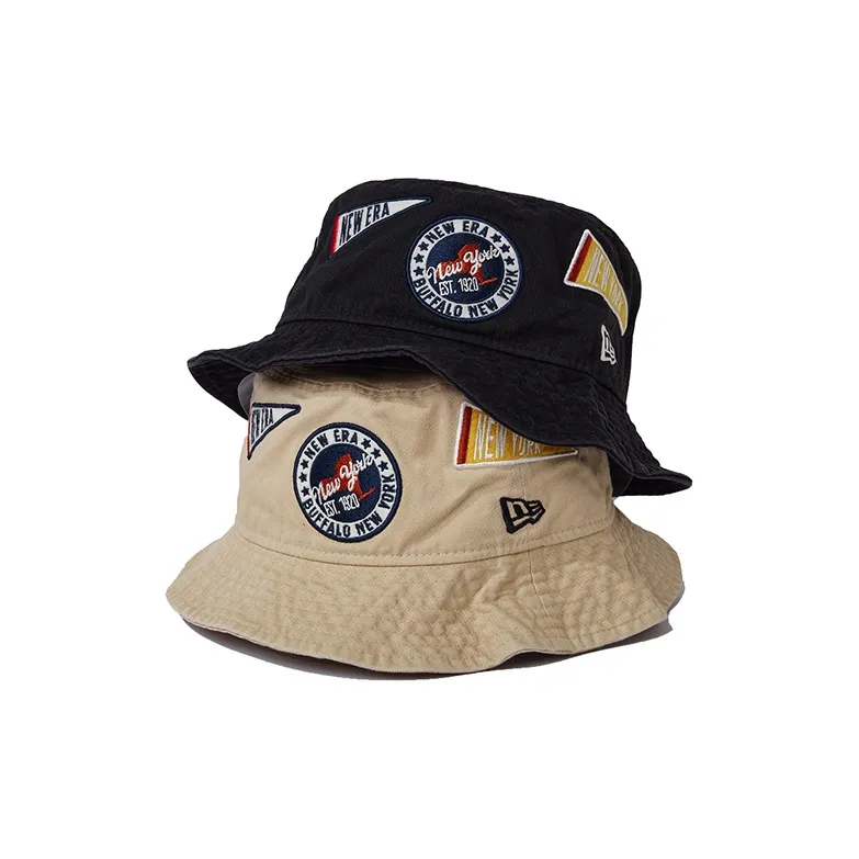 New Era Bucket Hats Unisex Khaki-6