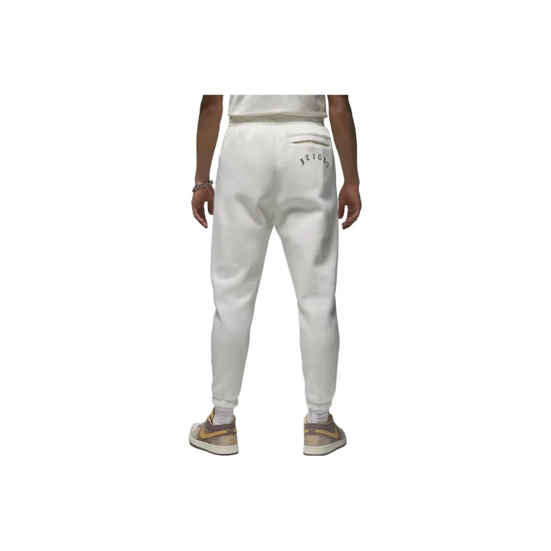 Jordan Casual Pants Men White-1