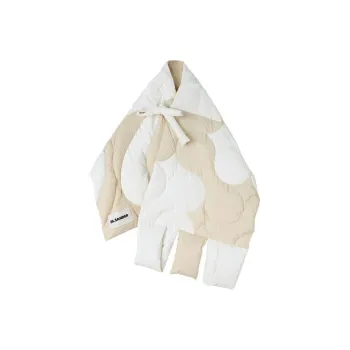 JIL SANDER Mixed motif Panelled design Scarf