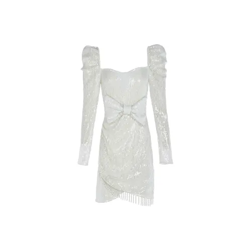 Marie Elie Long-Sleeved Dresses Women's White