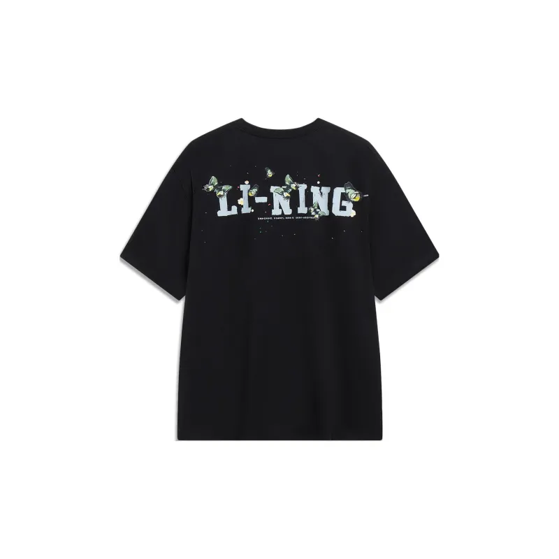 LiNing Chinese Culture Series T Shirt Men's Black-1