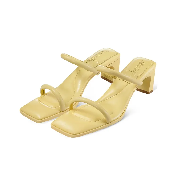 7or9 Slide Slippers Women's Yellow-1