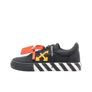 OFF WHITE Vulcanized Low Black Orange Canvas