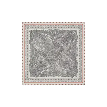 HERMES Silk Scarves Unisex White