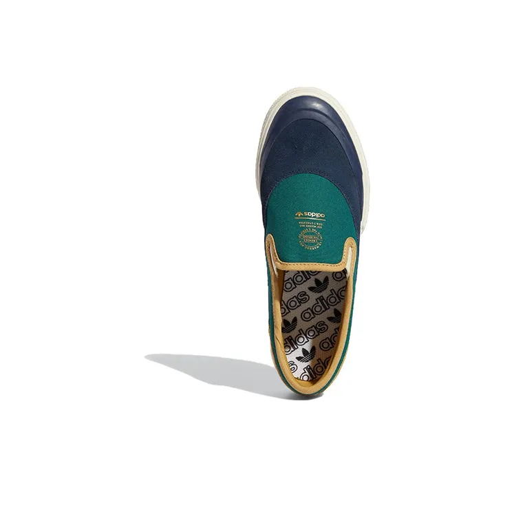 Adidas Nizza Rf Slip On 'Collegiate Green Collegiate Navy'-4