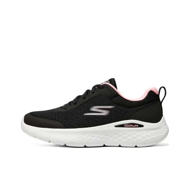 Skechers Go Run Lite 'Black White Pink' Women's-0