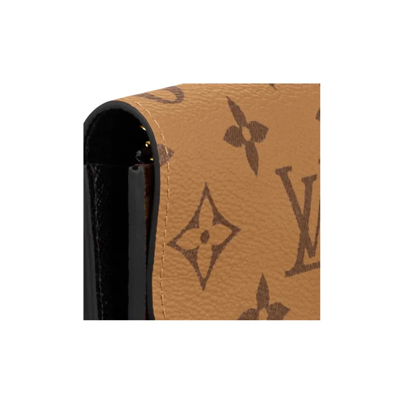 LOUIS VUITTON Emilie Wallet Monogram Reverse-4