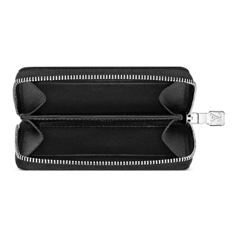 LOUIS VUITTON Zippy Canvas Coin Purse Men's Black/Gray-3
