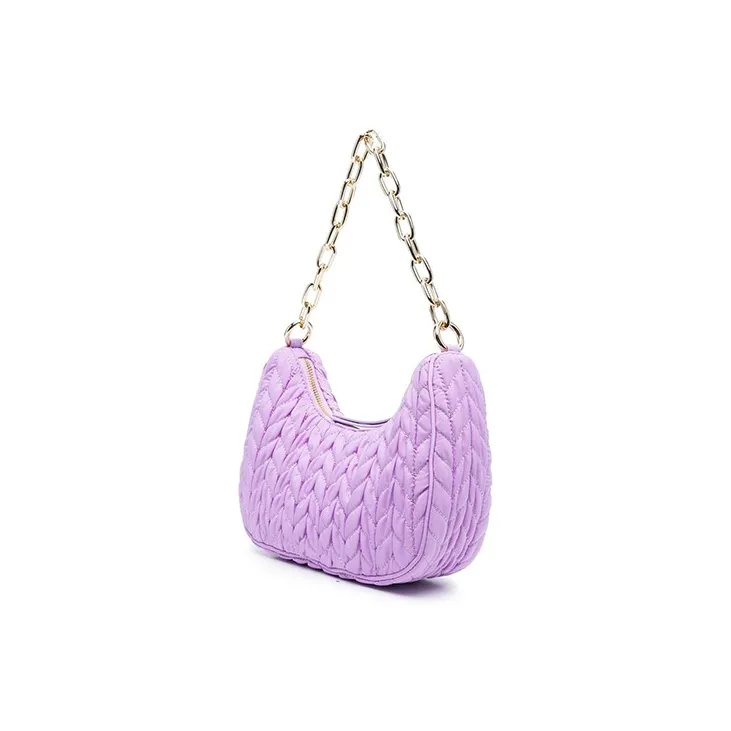 VERSACE JEANS COUTURE Polyester Portable Crossbody Bag, Shoulder Bag Women's Taro Purple-2