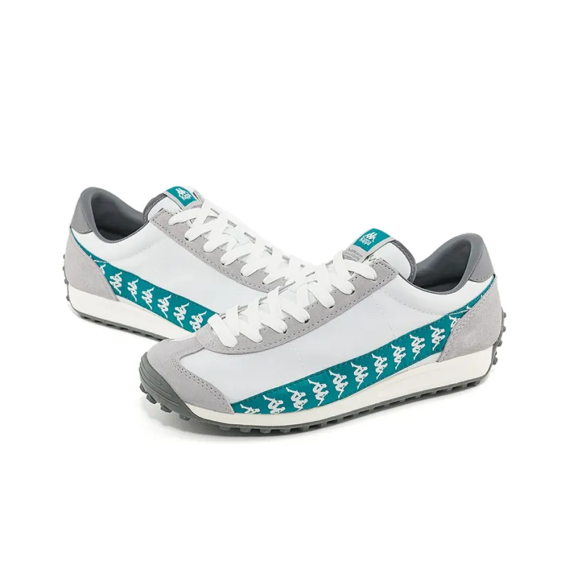 Kappa Anti Slip Wear Resistant Low Top Casual Running Shoes Unisex Cool Gray Tranquil Gray-4