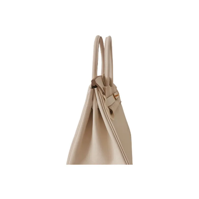 HERMES Birkin Epsom Leather Birkin Bag Handbags Women's 10 Craie Milkshake White-3