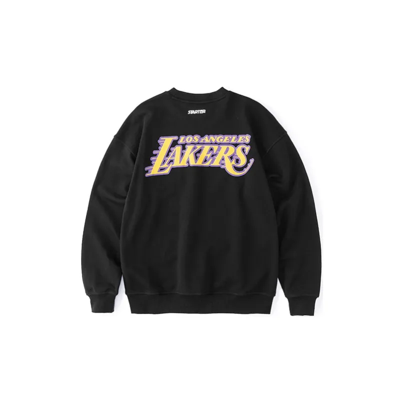Nba X STARTER X NBA Sweatshirts Unisex Black-1