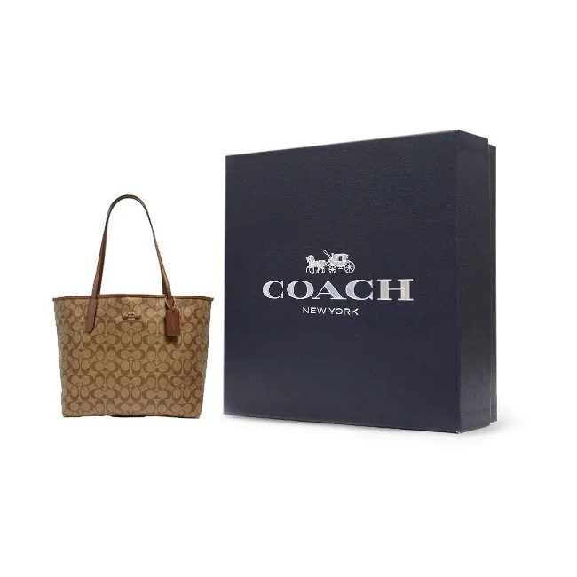 COACH Tote shoulder hand Bag 5696 IME74 canvas-7
