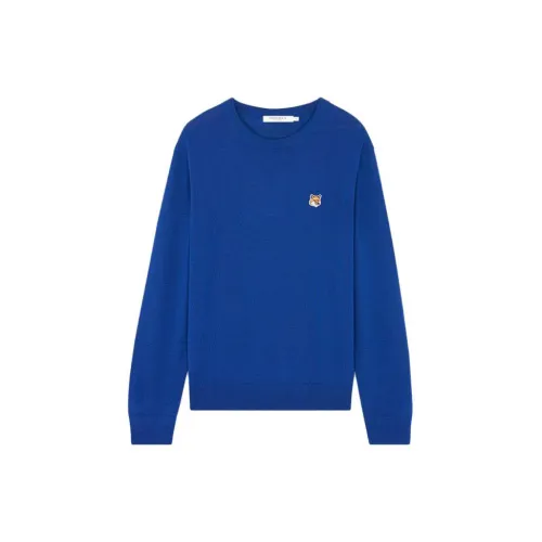 Maison Kitsune Sweaters Unisex Royal Blue