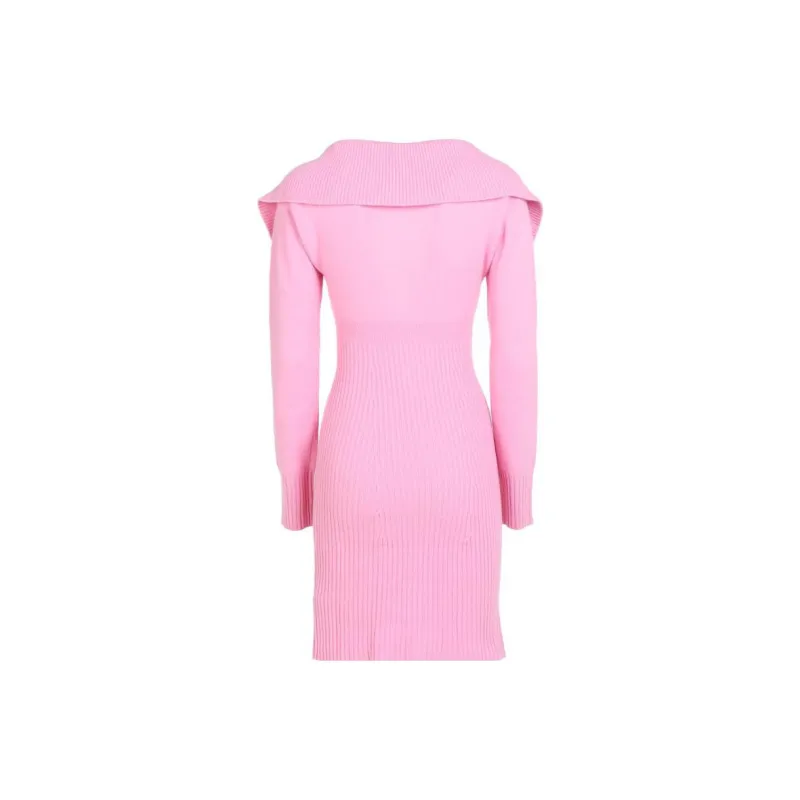 Blumarine Long-Sleeved Dresses Women's Pink-1