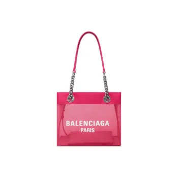 Balenciaga Mesh Tote Bag Shopping Bag Shoulder Bag Handbag Small Size Women's Pink