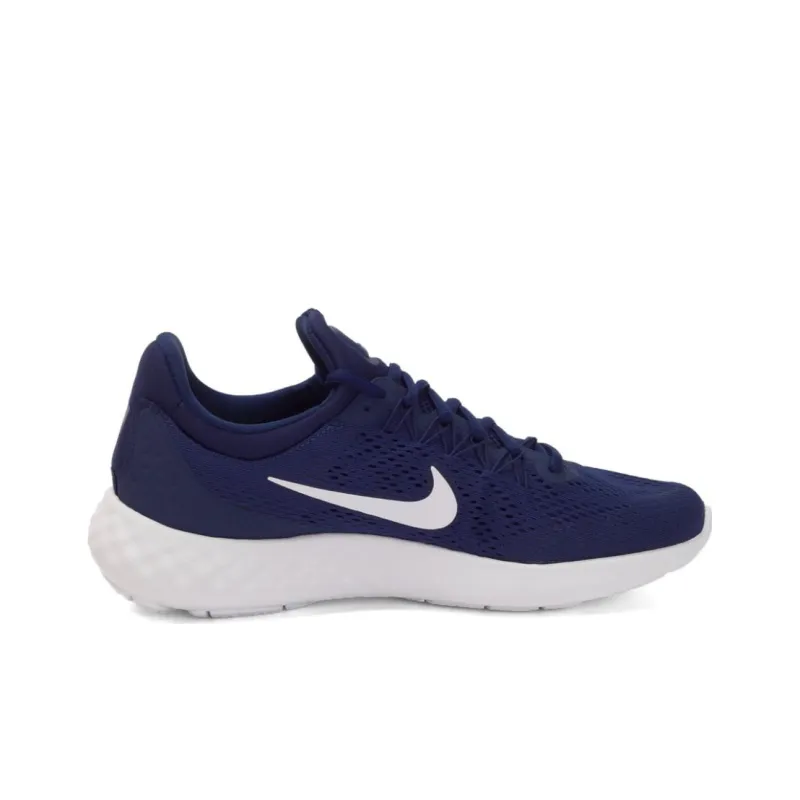 Nike Lunar Skyelu Cushioned Slip Resistant Low Top Running Shoes Men's Blue-1