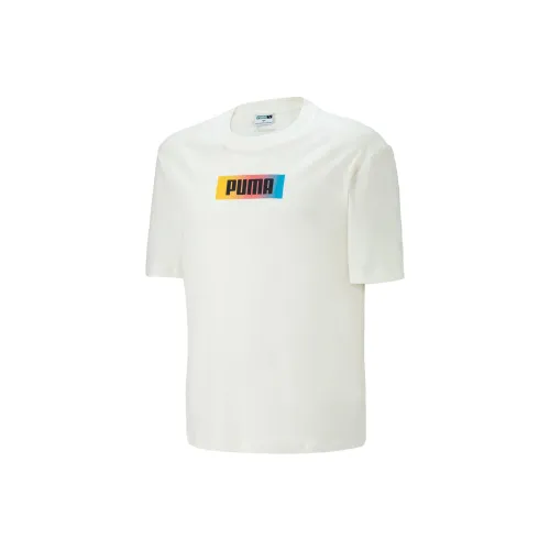 PUMA T-Shirts Unisex White