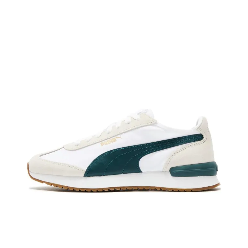 PUMA R78 Wind Nylon 'White Green'-0