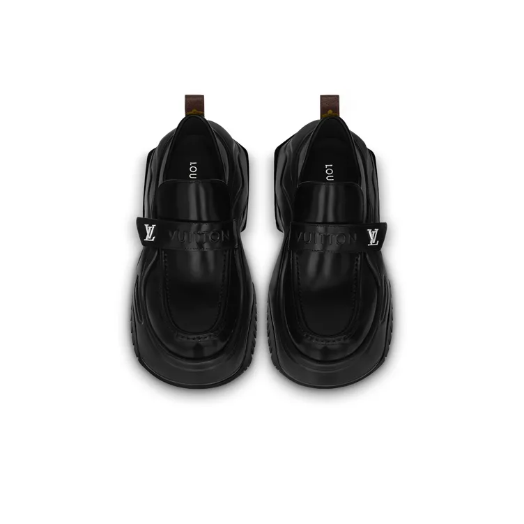 LOUIS VUITTON Archlight 2.0 Platform Loafers Casual Shoes Men's Black-3