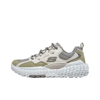 Skechers Monster Marathon Running Shoes 'Cream White Green Grey'