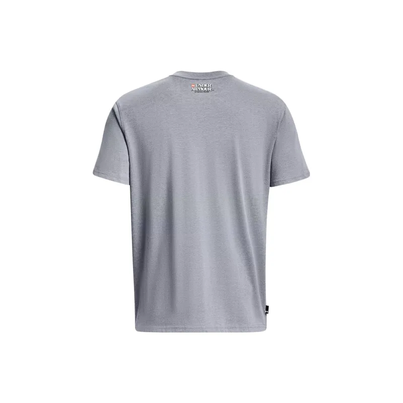 Under Armour T-Shirt Men's Steel Zelkova Light Gray-1