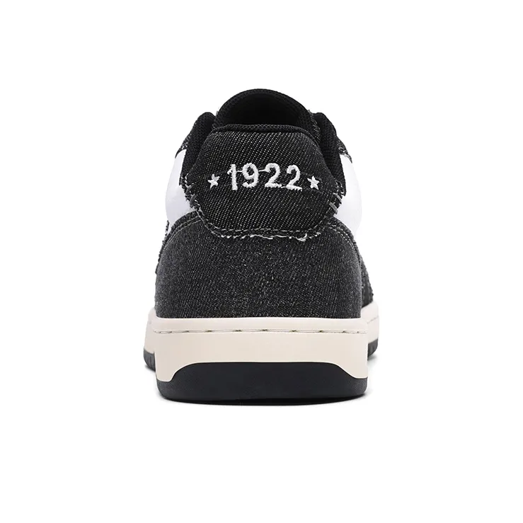 Dickies Low Top Skateboard Shoes Men's Black White-3